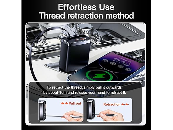 ZiBwnfuxcz 65W Laptop Car Charger