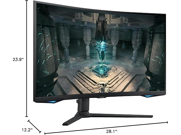 (NEW) Samsung 32" Odyssey QHD G65B Curved Gaming Monitor