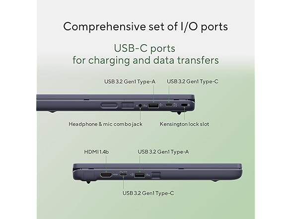 ASUS Chromebook CR11 Ruggedized Laptop, 11.6”