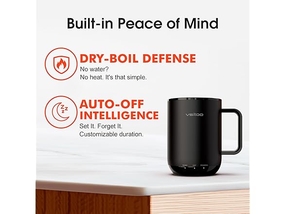 14oz Heated Coffee Mug