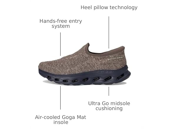 Skechers Men's Go Walk Glide Step 2.0 Caleb Hands Free