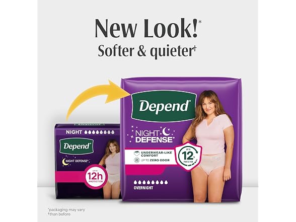 Depend | Night Defense Adult 60 Count