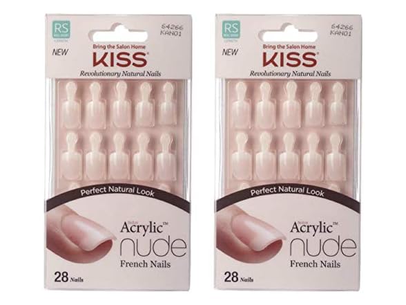 KISS Salon Acrylic Nude, 28 Count