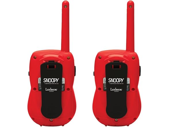 LEXiBOOK, Peanuts Snoopy Walkie‑Talkies for Kids