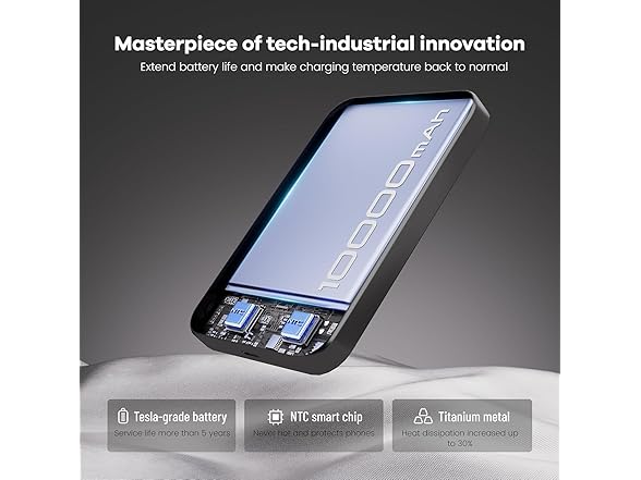 Catmart Titanium Power Bank | 10KmAh | 20W