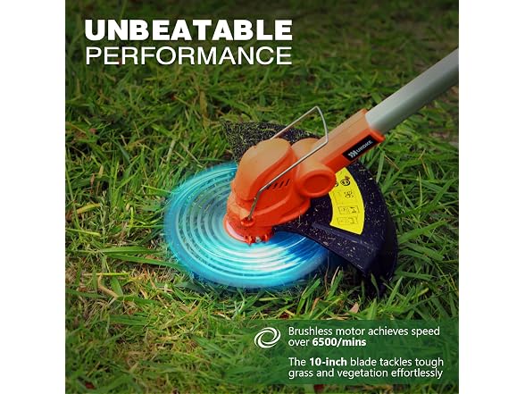 UKOKE ST2308-B 40V Cordless Grass Trimmer/Brush Cutter