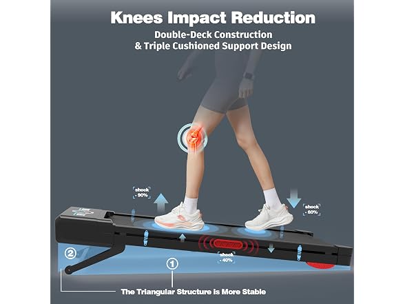 TRAILVIBER Walking Pad Treadmill