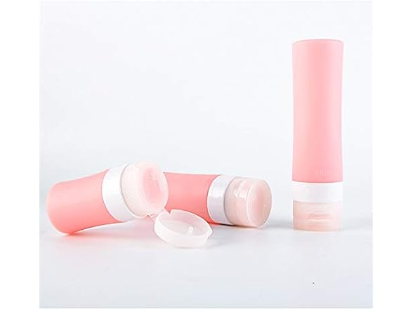 nan Axgo Portable Travel Bottles Set, Leak Proof Squeez