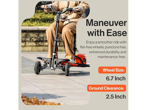 SuperHandy Passport Scooter 3W 275lb