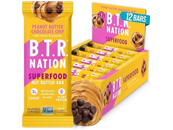 B T R Btr Nation, Protein Bar Peanut Butter