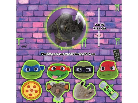 Miraball Surprise Plush - Ninja Turtles 4PK