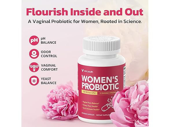 VIVI Youth Vaginal Probiotics 60 Capsules