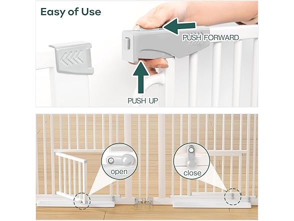 Ostutry 53in Tall Pet Gate for Doorway