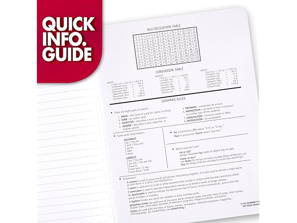 Mead Composition Notebook, Wide Ruled Paper