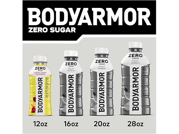 8PK BODYARMOR ZERO Sugar Cherry Berry Lemonade