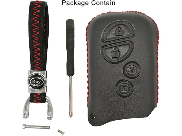 Alegender Leather Key Fob Cover Lexus