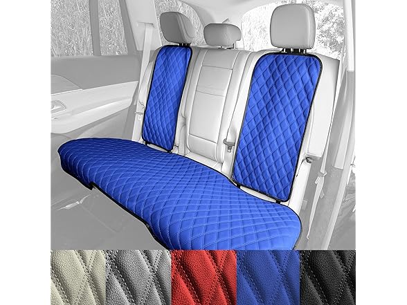 FH Group Car Seat Cushion Rear Set Faux Leather