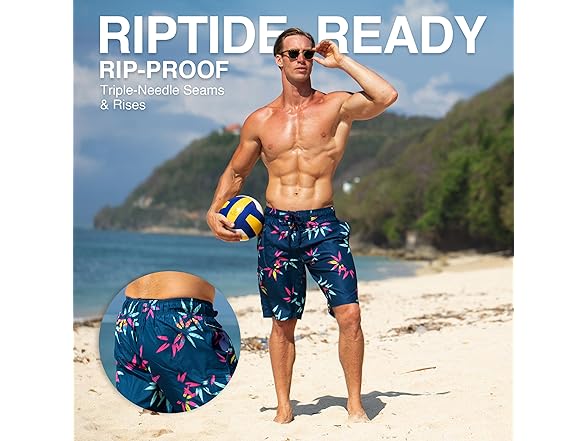 Kanu Surf Men Wade Swim Trunks Quick-dry Shorts