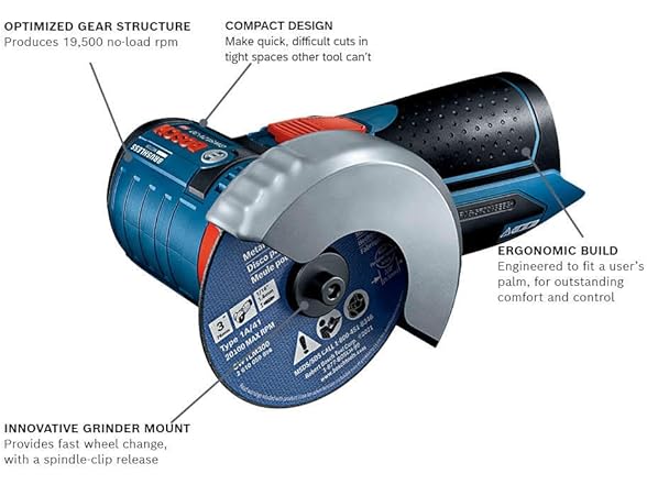 BOSCH GWS12V-30N 12V Max 3 In. Angle Grinder