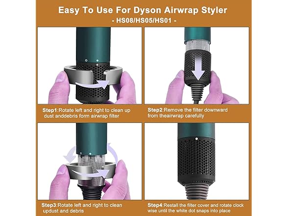 Outer Filter Cleaning Brush for Dyson