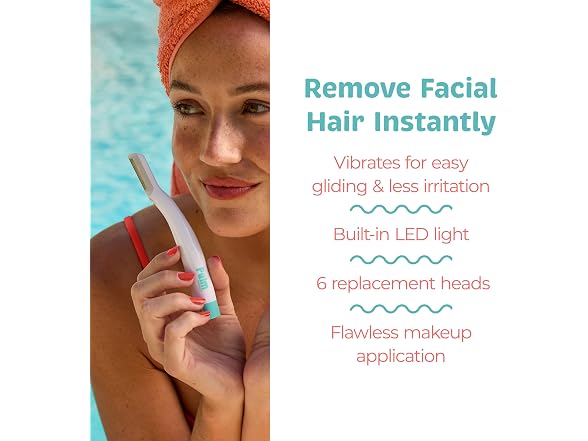 PalmPerfect Vibrating Dermaplane Razor