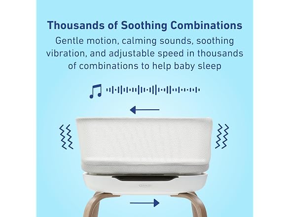 Graco SmartSense Soothing Baby Bassinet