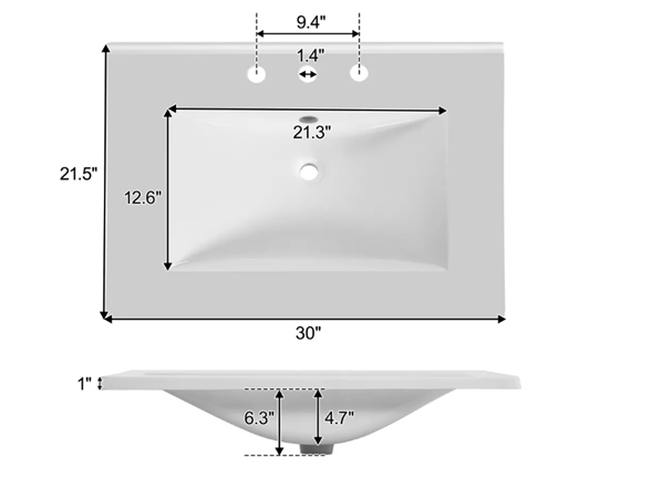 Christopher Knight Home Syricon Farmhouse 30'' Vanity