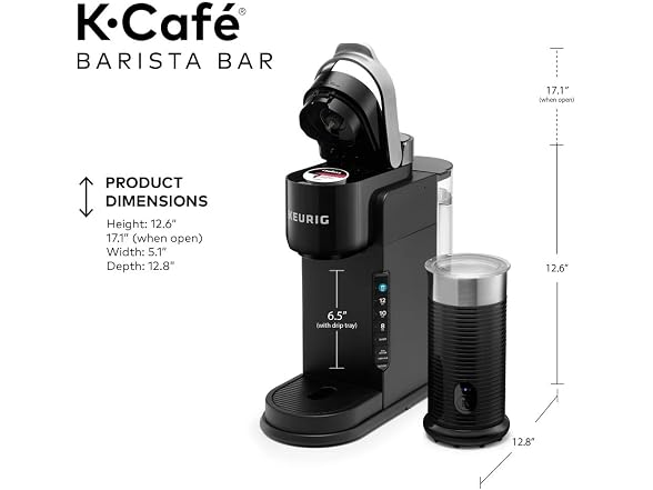 Keurig K-Café Barista Bar Single Serve Coffee Maker and Frother