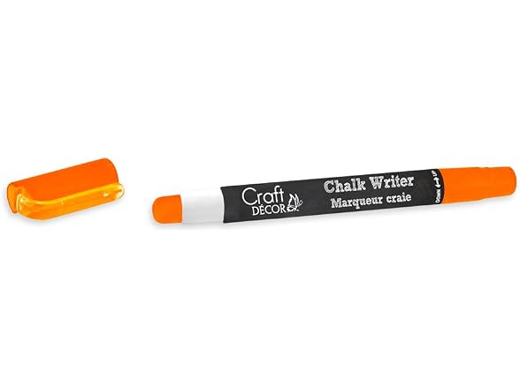 Chalk Writer, Mess Free, Wet-erasable marker Orange