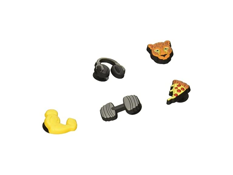 Crocs Jibbitz Charms Sports 5-Packs, Get Swole - Gallery 60