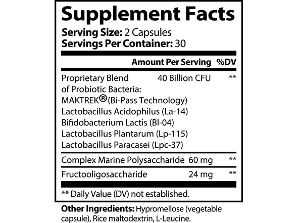 Skin Probiotic 40 Billion