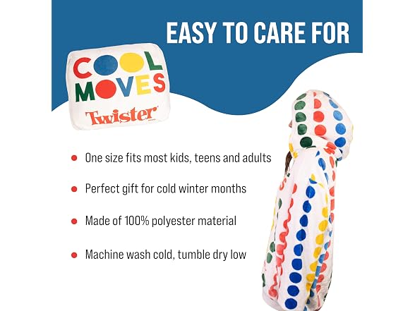 Twister Snugible Blanket Hoodie