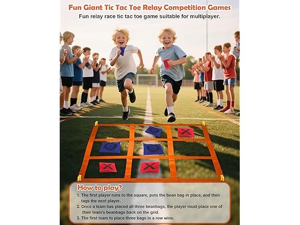 Giant Tic Tac Toe with Dart Board Game