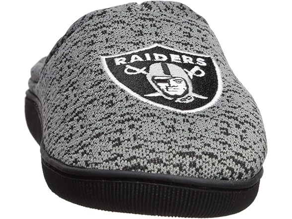 LAS VEGAS RAIDERS Mens Slipper (7-8)