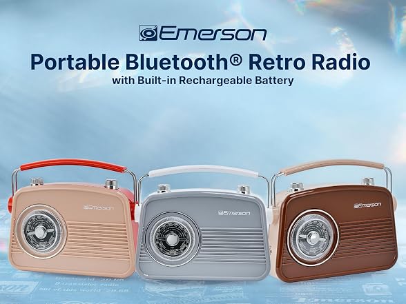 Emerson EAS-3009 Retro BT Speaker Cream