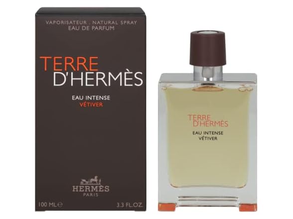 Hermes Terre D'Herm Eau Intense Vetiver EDP for Men, 3.3 Ounce