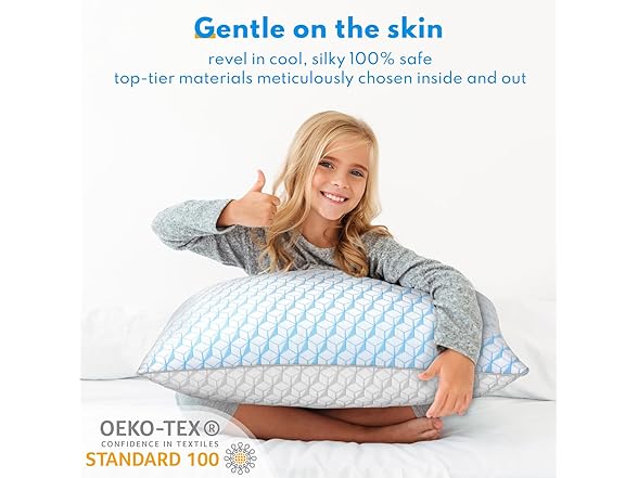 HEYCUZI Cooling Bed Pillows, Queen Size