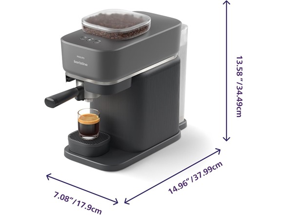 Philips Baristina Espresso Machine, Grind, Tamp & Brew