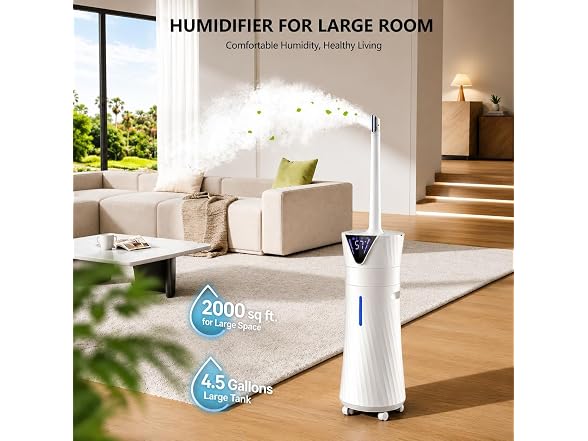 MONISEN 17L Ultra Quiet Smart Humidifier