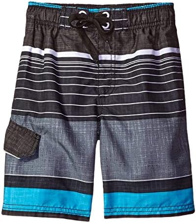Kanu Surf Toddler Boys Viper Quick Dry Beach Swim Trunk, Viper Black, 3T