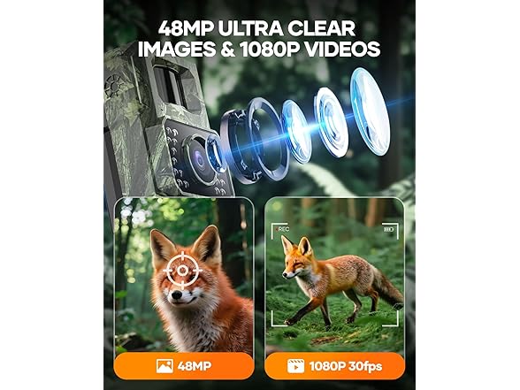 Assark Solar Trail Camera | 48MP 30FPS