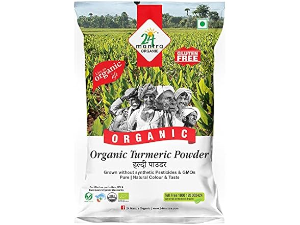 24 Mantra Organic Turmeric Powder 3.5 Oz