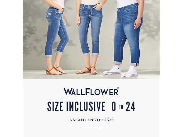 WallFlower Crop Jeans Juliette (24+)