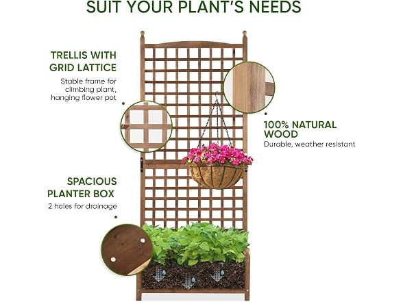 Idzo 71" Raised Garden Bed