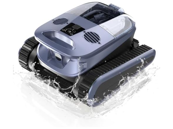 Cordless Robotic Pool Cleaner, 180-Min