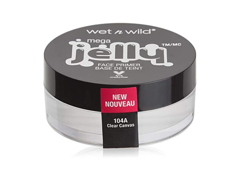 wet n wild Mega Jelly Jelly Face Primer, Clear Canvas 104A, 1.05 oz