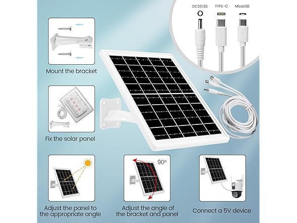 Solar Panel for Device Type-C