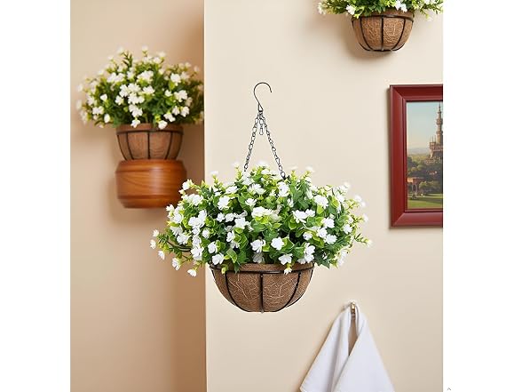 BCBLF White Artificial Flowers