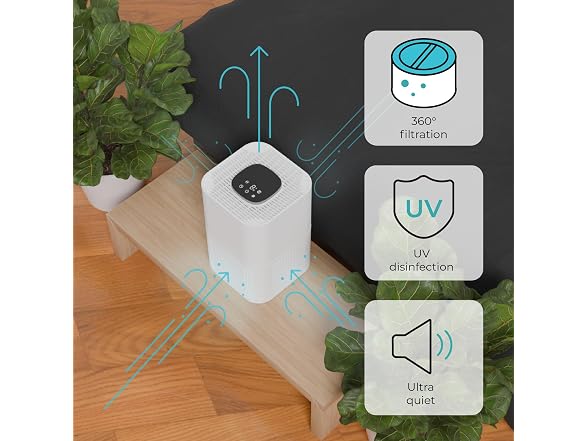 VP-200 HEPA Air Purifier, 355 sq. ft.