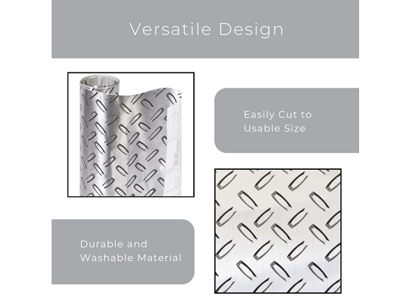 Smart Design Metallic Shelf Liner